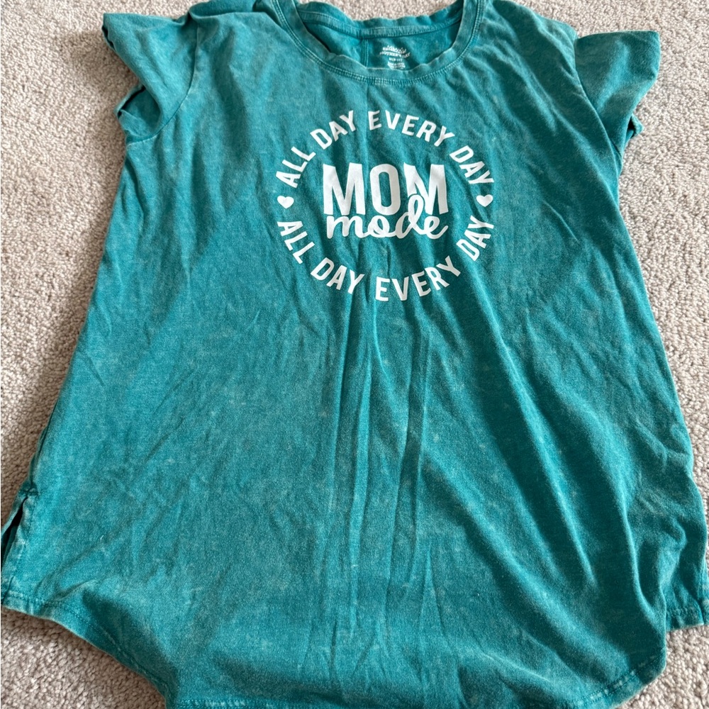Teal 'Mom Mode' Kids T-Shirt